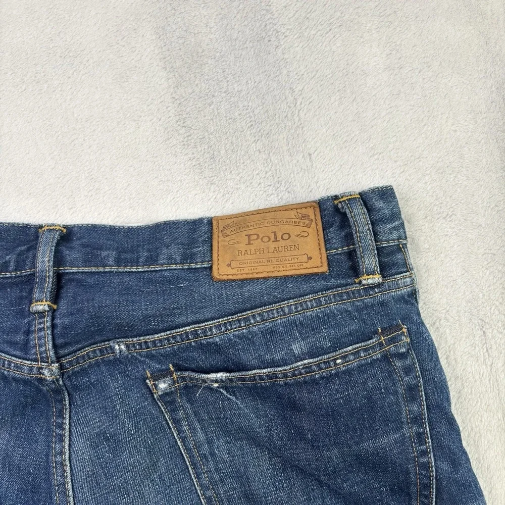 Polo Ralph Lauren Button Fly Denim Jeans Men's Waist 34